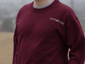 Crewneck with Embroidered Logo (Maroon) photo 