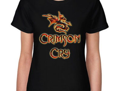 T-shirt with Crimson Cry logo (women's) main photo