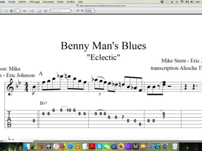 Benny Man's Blues // Eric Johnson & Mike Stern main photo
