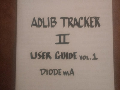 AdLib Tracker II User Guide Zine Volume 1 Pocket Edition main photo