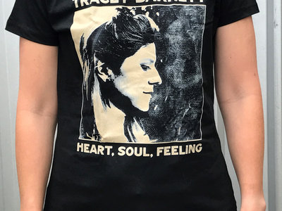 'Heart, Soul, Feeling' Ladies Tee - Black main photo