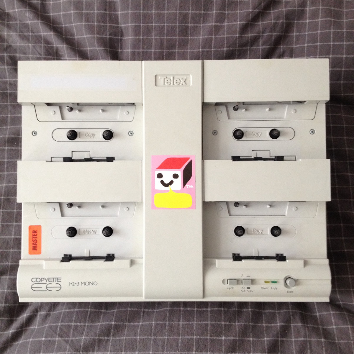 Telex Copyette 123 cassette copy machine + Tape loop cassette