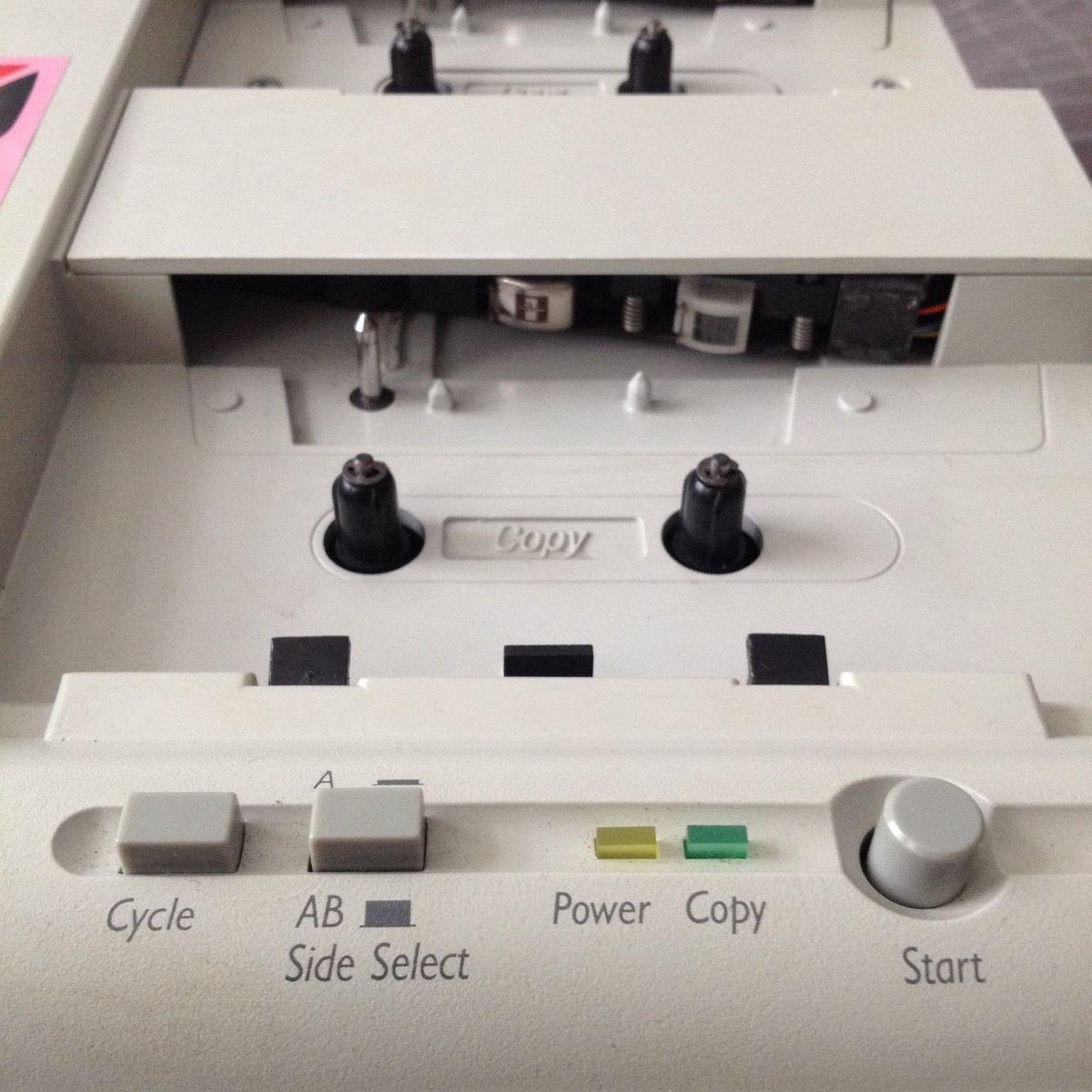 Telex Copyette 123 cassette copy machine + Tape loop cassette