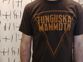 Orange Triangle on Chocolate brown shirt photo 
