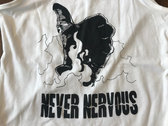 Never Nervous "Terminator 2" Womens Tank Top [Black ink on White] photo 