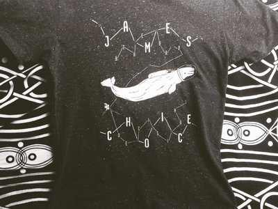 'Space Whale' T-Shirt Black/Yarn Effect main photo