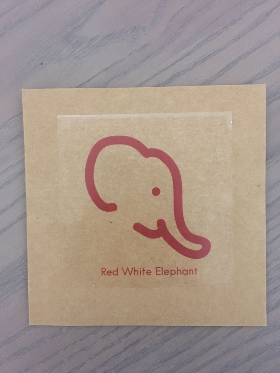 ●BLUE ELEPHANT● MAYA red Red White Elephant | Indigo Elephant