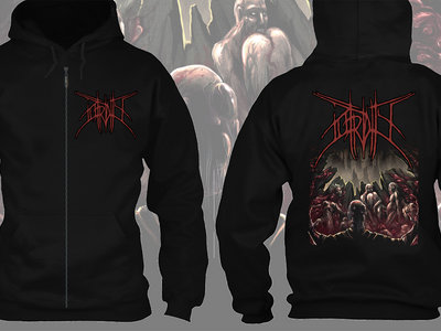 Putridity Mental Prolapse Induced Necrohilism Zip Up Hoodie main photo