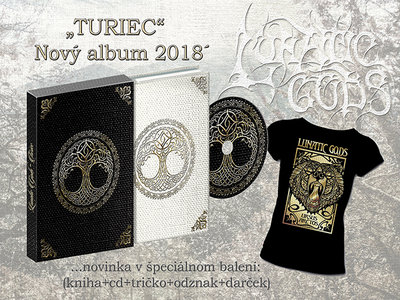 LUNATIC GODS - Turiec (Digibook-hardbound CD-Deluxe) + women's t-shirt "Ursus Arctos" main photo