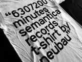 Semantica T-shirt. S/S 18. Neubau - 6307200 Minutes photo 