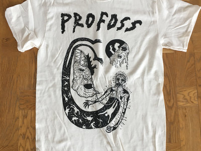 Profoss T-shirt. Black on offwhite. main photo