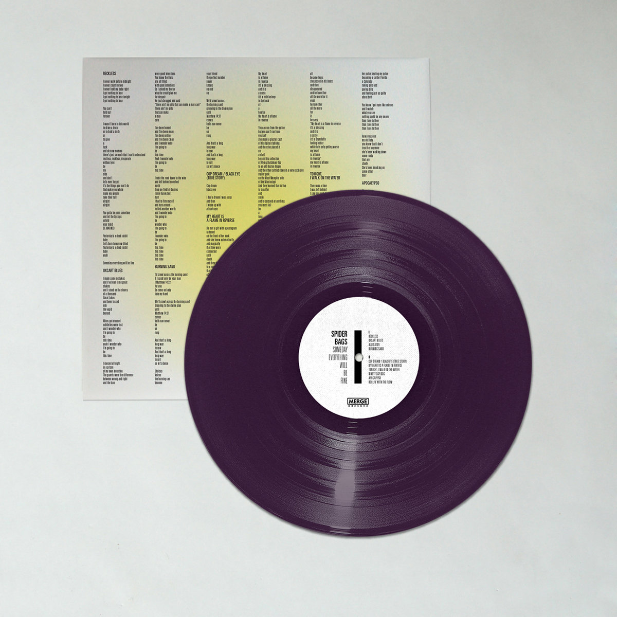 Image result for Spider Bags - Someday Everything Will Be Fine (Merge) *Peak Vinyl!* $15.99