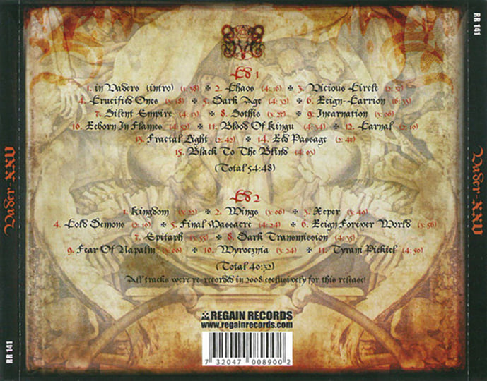 XXV | Vader | Regain Records
