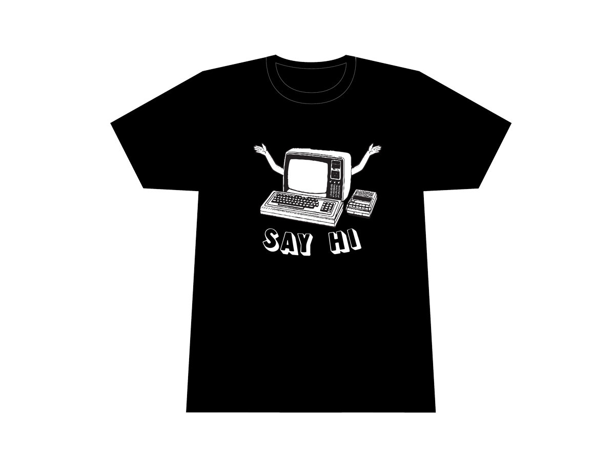 Computer T-Shirt | Say Hi