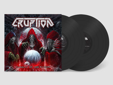 Cloaks Of Oblivion by ERUPTION, double black vinyl record main photo