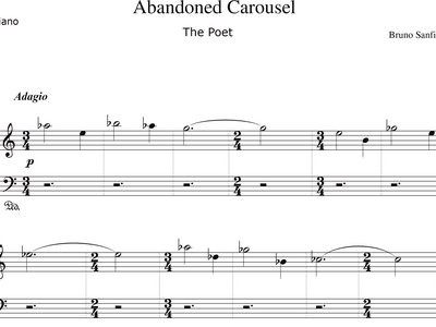 Abandoned Carousel - Sheet Music Piano Solo - .pdf main photo