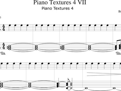 Piano Textures 4 VII - Sheet Music Piano Solo - .pdf main photo