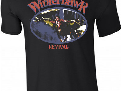 Winterhawk 'Revival' Official limited edition black t-shirt (pre-order) main photo
