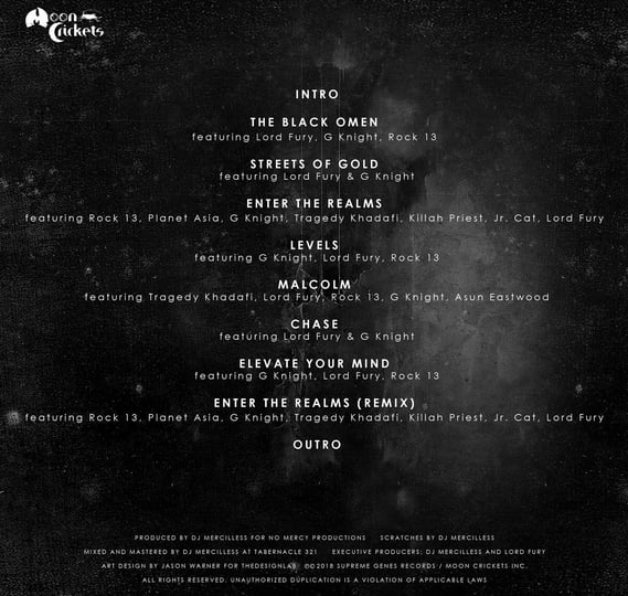 The Black Omen | Moon Crickets Inc | Moon Crickets