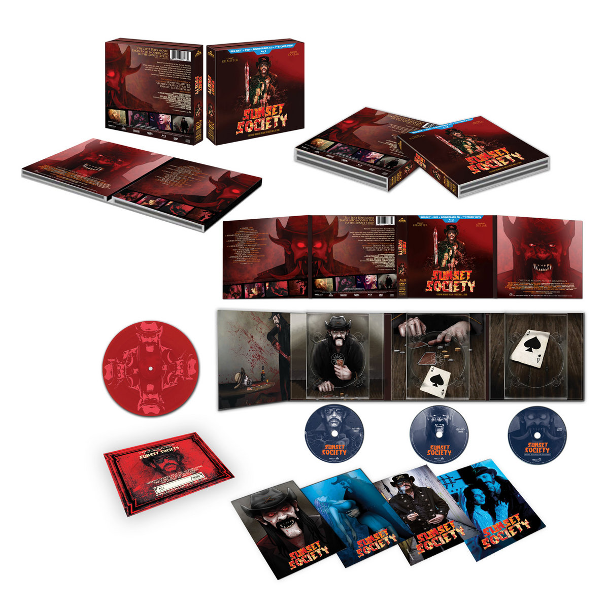 CD + DVD + Blu-Ray + 7