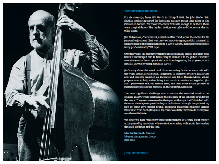 Live in London | Chet Baker