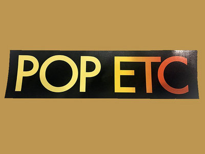 LARGE POP ETC Logo Sticker main photo