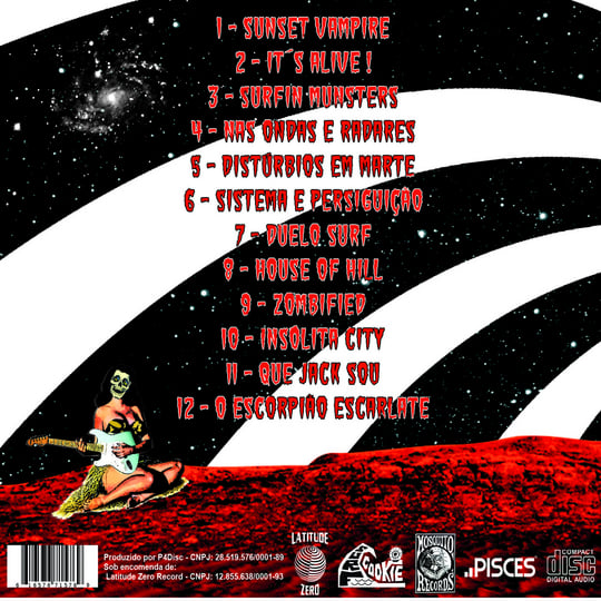 It's Alive ! (CD/digital) - SC012 | Hitchcocks | Surf Cookie records