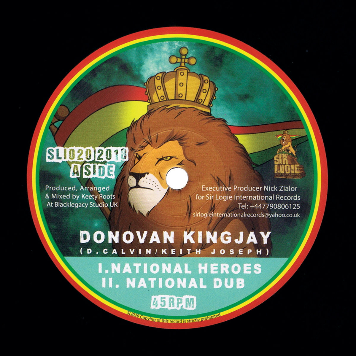 Donovan Kingjay-National Heroes/Aba Ariginal-Ariginal Hero SLI020 | SIR  LOGIE INTERNATIONAL RECORDS, image size:1200x1200