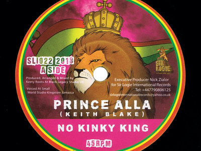Prince Alla - No Kinky King SLI022 main photo