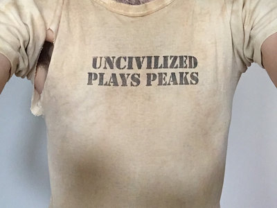 Uncivilized Plays Peaks Handmade T-Shirt main photo