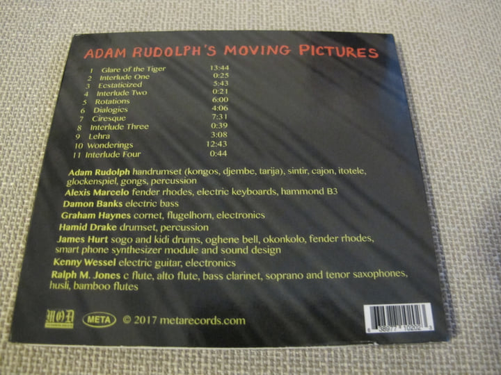英2LP Adam Rudolphs Moving Pictures Glare of the Tiger 020LP  Records /00520 Adam Moving Pictures Rudolph - Glare Of The Tiger - Amazon