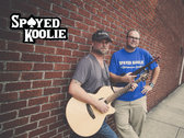 Spayed Koolie log T sky blue AND "Ashtray Change" album bonus pack! photo 