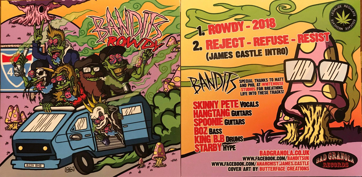 Reject Refuse Resist Bandits Bad Granola Records