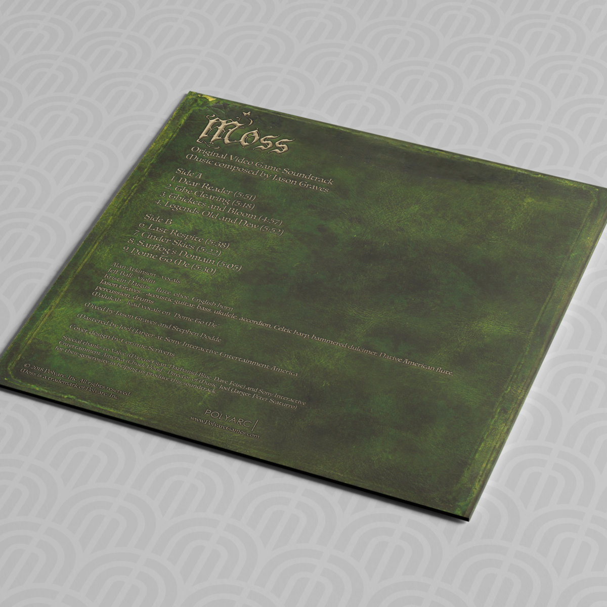 Moss Original Game Soundtrack Polyarc - 