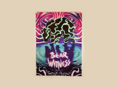 Limited 2nd Edition Bear Witness 'Neon Solace' Perfect Living Poster photo 