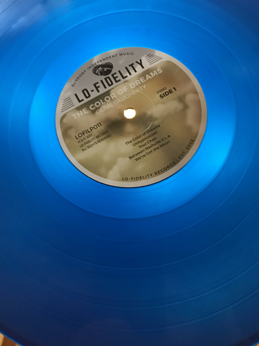 The Color Of Dreams Derri Daugherty Limited Edition 180g Transpa Blue Vinyl Featuring Artwork By Chris Knight Includes Unlimited Streaming Of The Color Dreams Via Free Bandcamp
