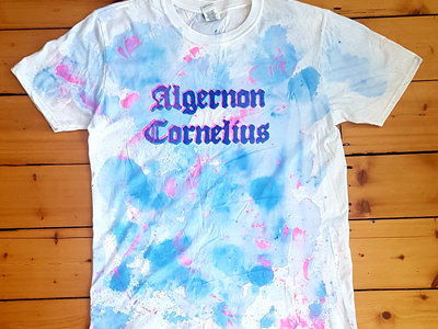 AlgernonCornelius - Ltd Edition Hand Splashed Pink/Blue/Purple Tees main photo