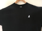 Black AFT logo embroidered T shirt photo 
