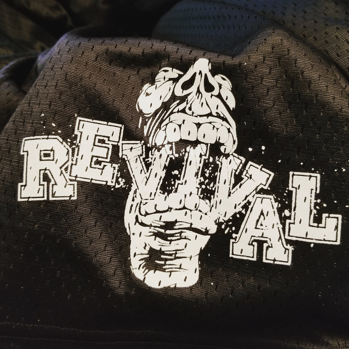 Revival mesh basketball shorts, printed on Champion brand | Revival