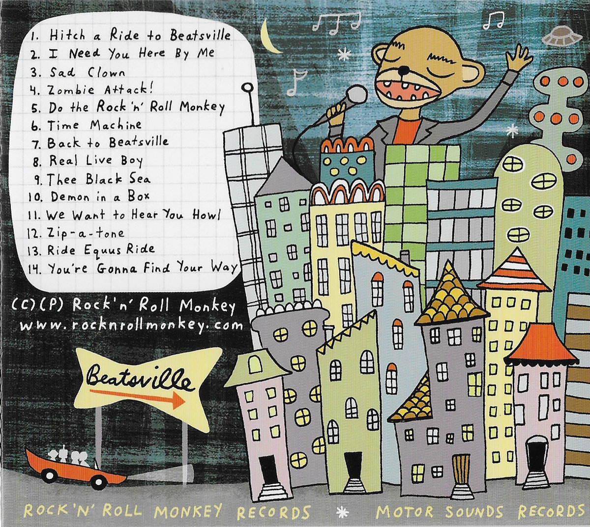 Back to Beatsville | Rock 'n' Roll Monkey & the Robots