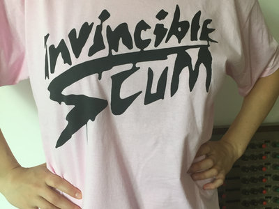 Invincible Scum T shirt - Light Pink main photo