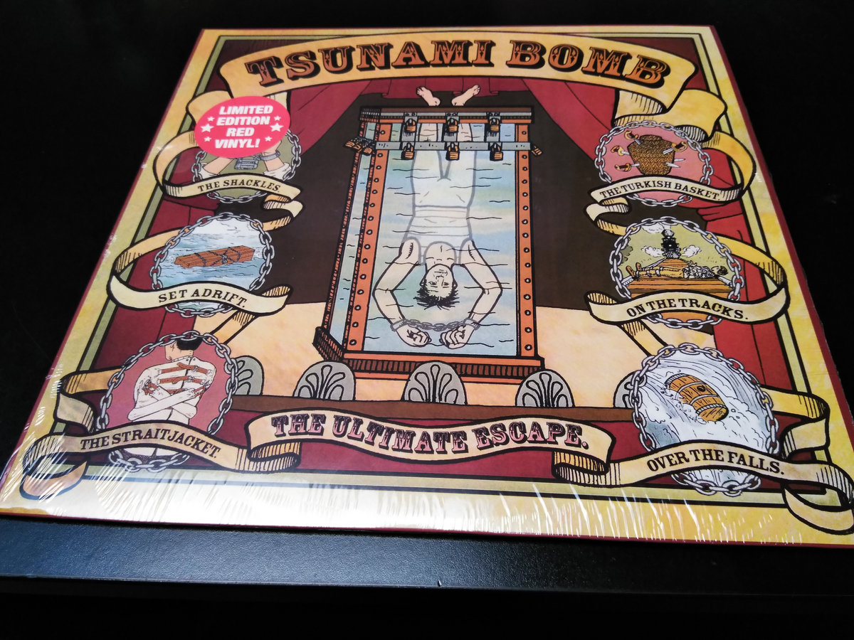 洋楽 Tsunami Bomb - The Ultimate Escape PICLP Tsunami Bomb - The Ultimate Escape (Gold Vinyl) - Cleopatra