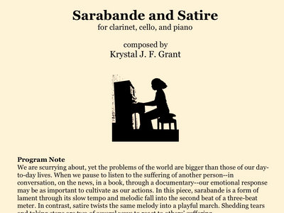 Sarabande and Satire - PDF main photo