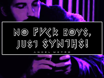 NO FVCK BOYS JUST SYNTHS! Bumper Sticker main photo
