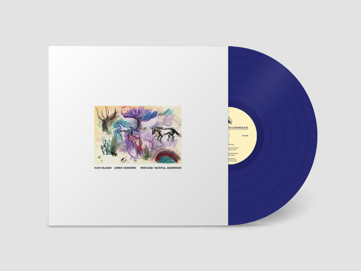 Kath Bloom / Moonlight ブルー・ヴァイナル LP Restless Faithful Desperate | Kath Bloom & Loren Connors