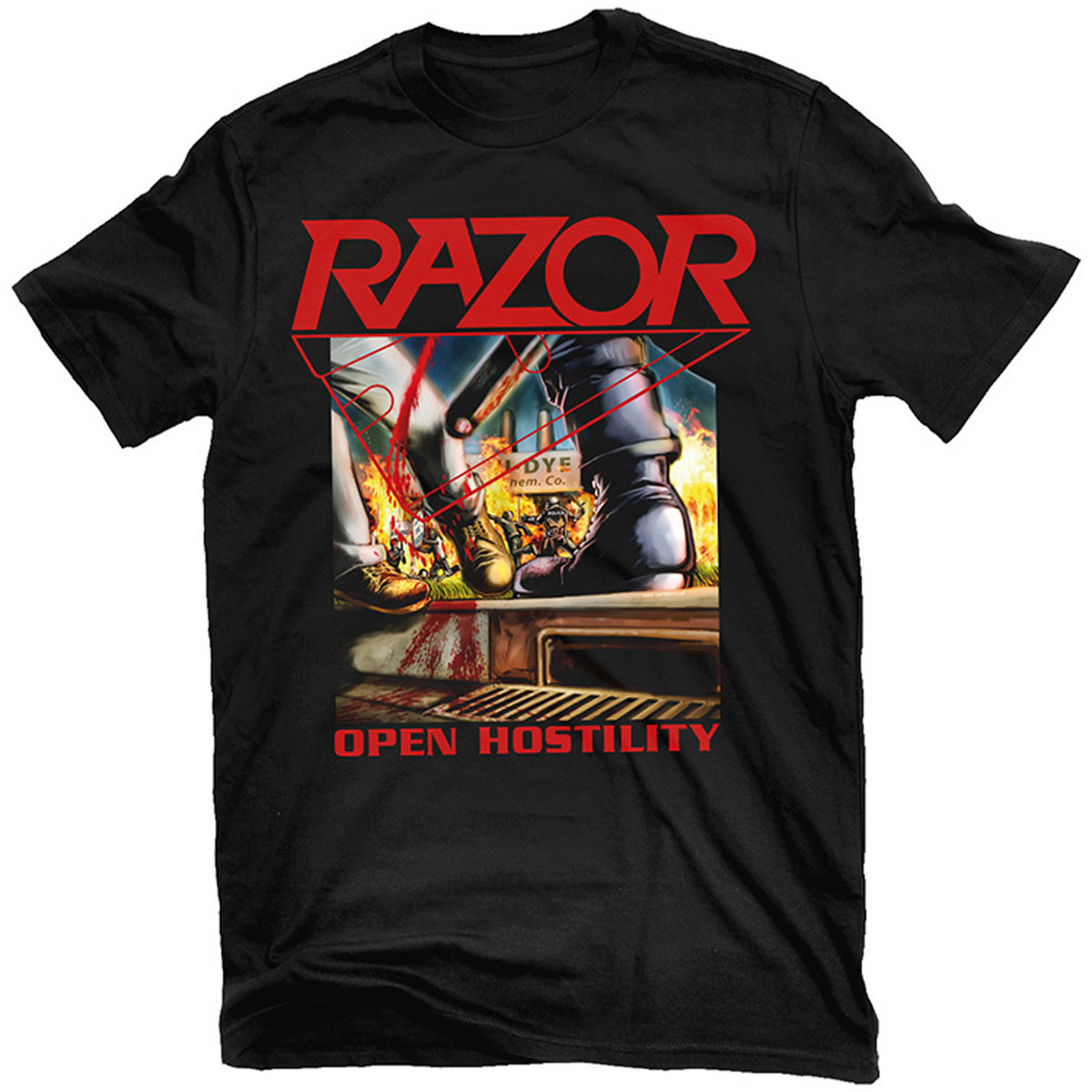 Razor - Open Hostility T-Shirt XXX | Razor