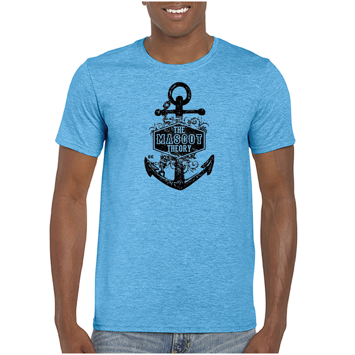 "Anchor Logo Blue" Tshirt LARGE SIZE only! The Mascot Theory