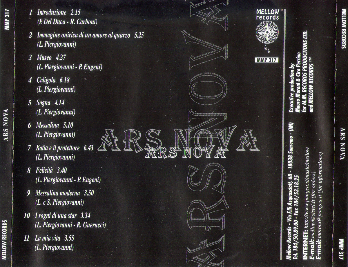 Ars Nova ARS NOVA Mellow label productions