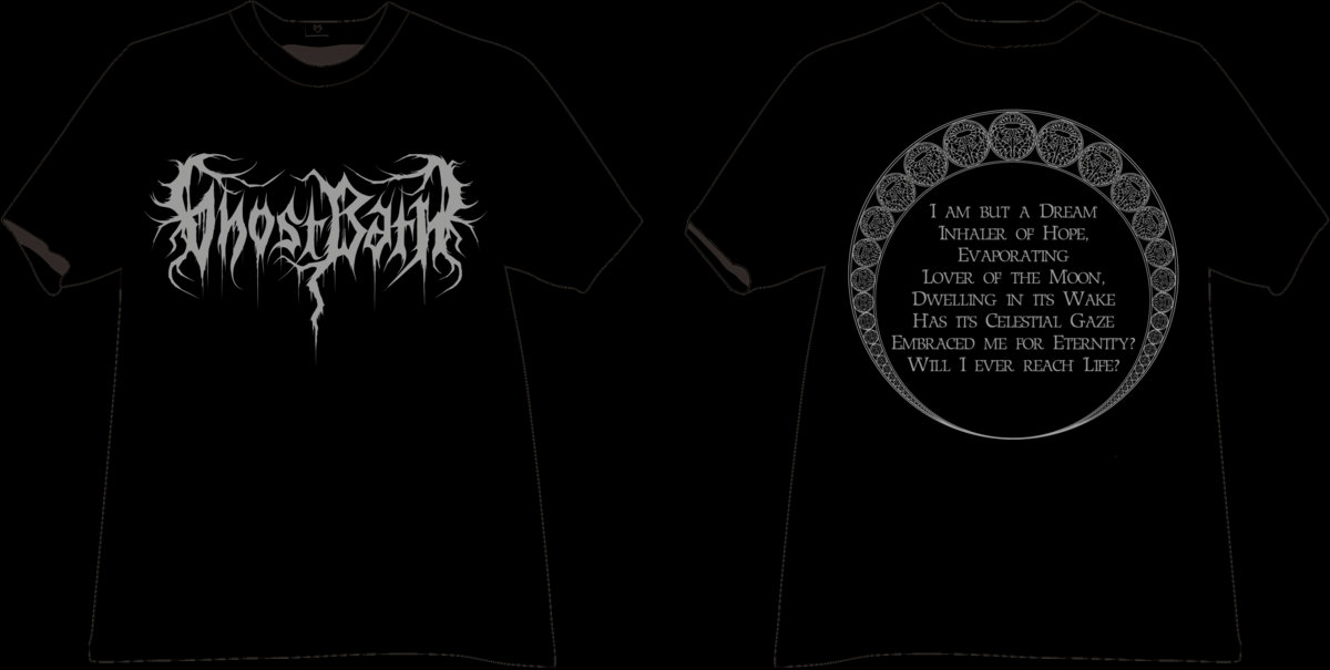 "Moonlover" TShirt (black) Ghost Bath