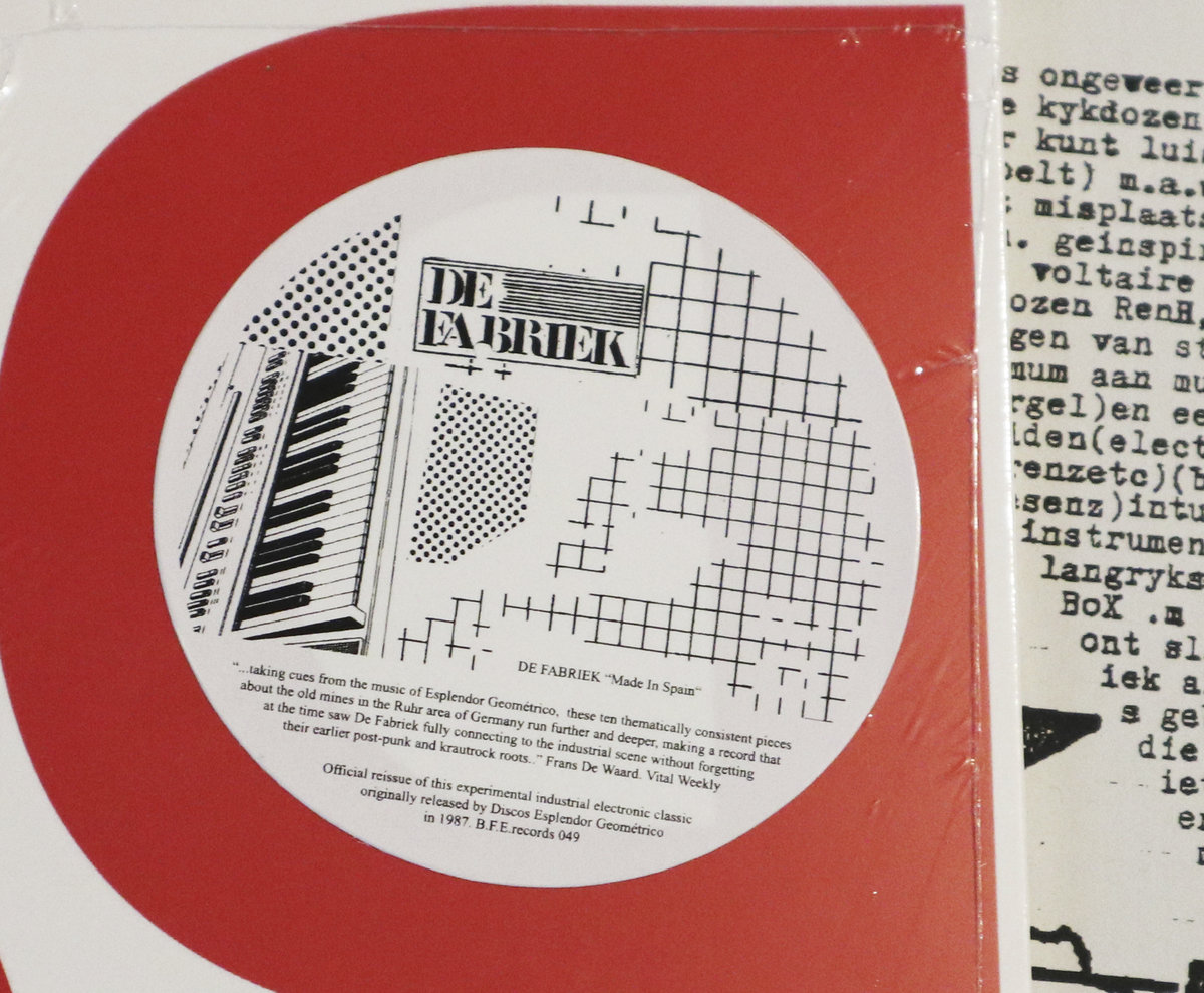 De Fabriek / Made in Spain オリジナル盤! 0014348503_10.jpg